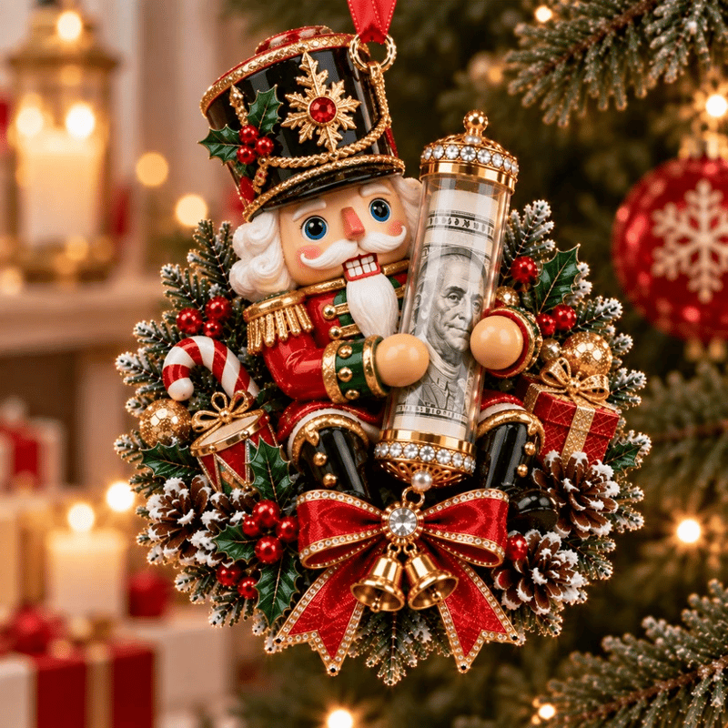 💵 Christmas Cash Gift Ornament - ✨A Fun Way to Give Money This Christmas
