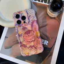 Cargar imagen en el visor de la galería, Oil Painting Flower Bracelet iPhone Case
