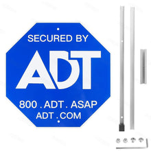 Load image into Gallery viewer, Security Signs 28&quot; ADT Yard Sign with Aluminum Stake, Heavy Duty Weatherproof
