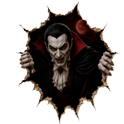 Graddi™ Halloween Break-In Wall Decal