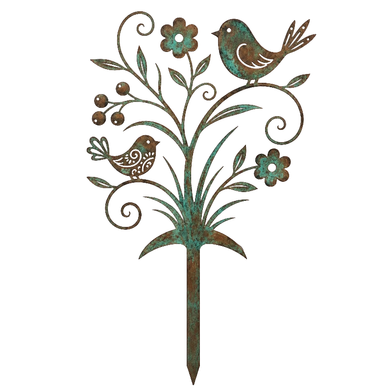 Graddi PatinaBird Garden Stake