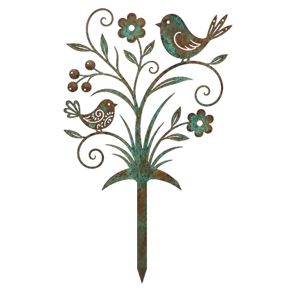 Graddi PatinaBird Garden Stake