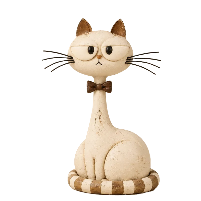 Graddi Folk Art Cat