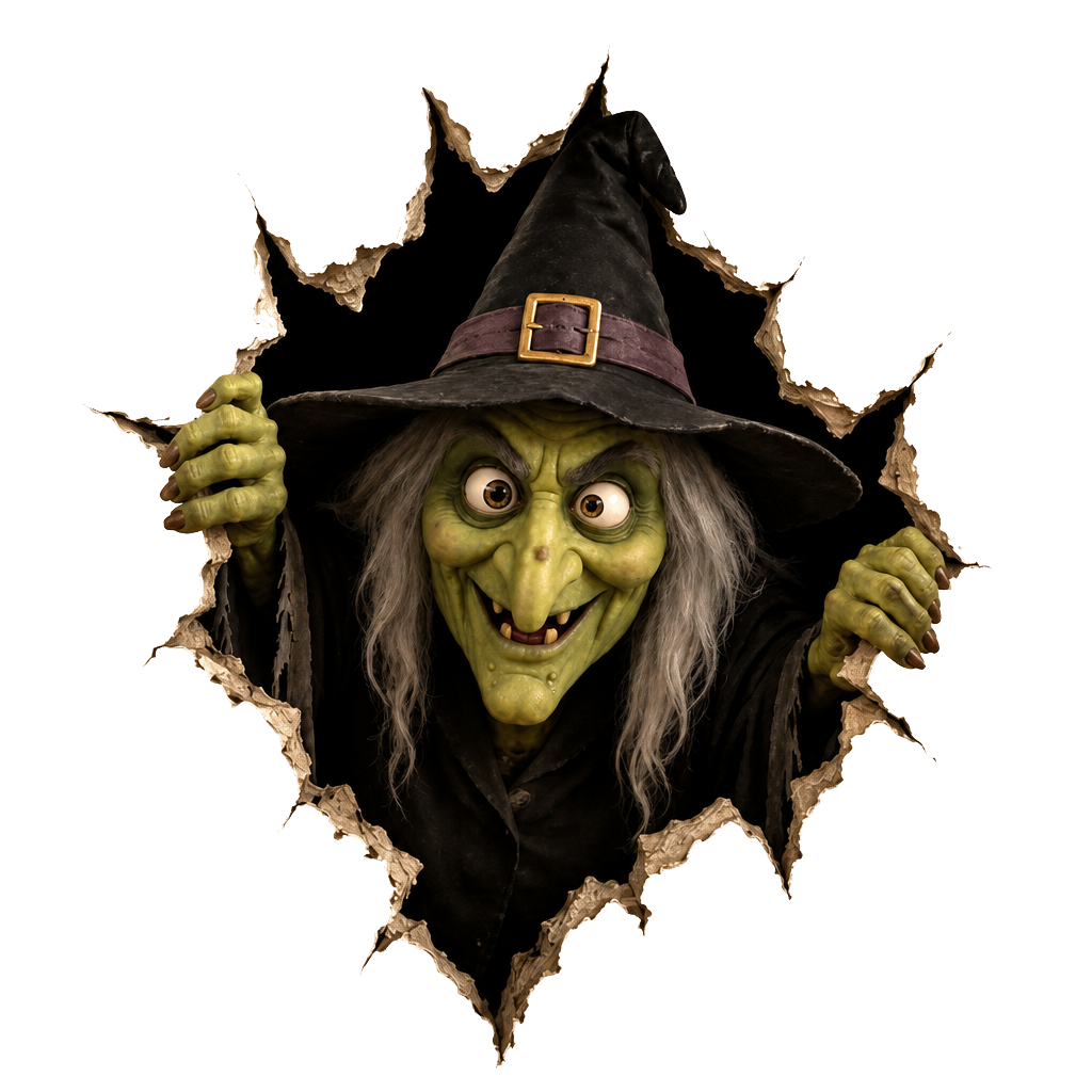Graddi™ Halloween Break-In Wall Decal