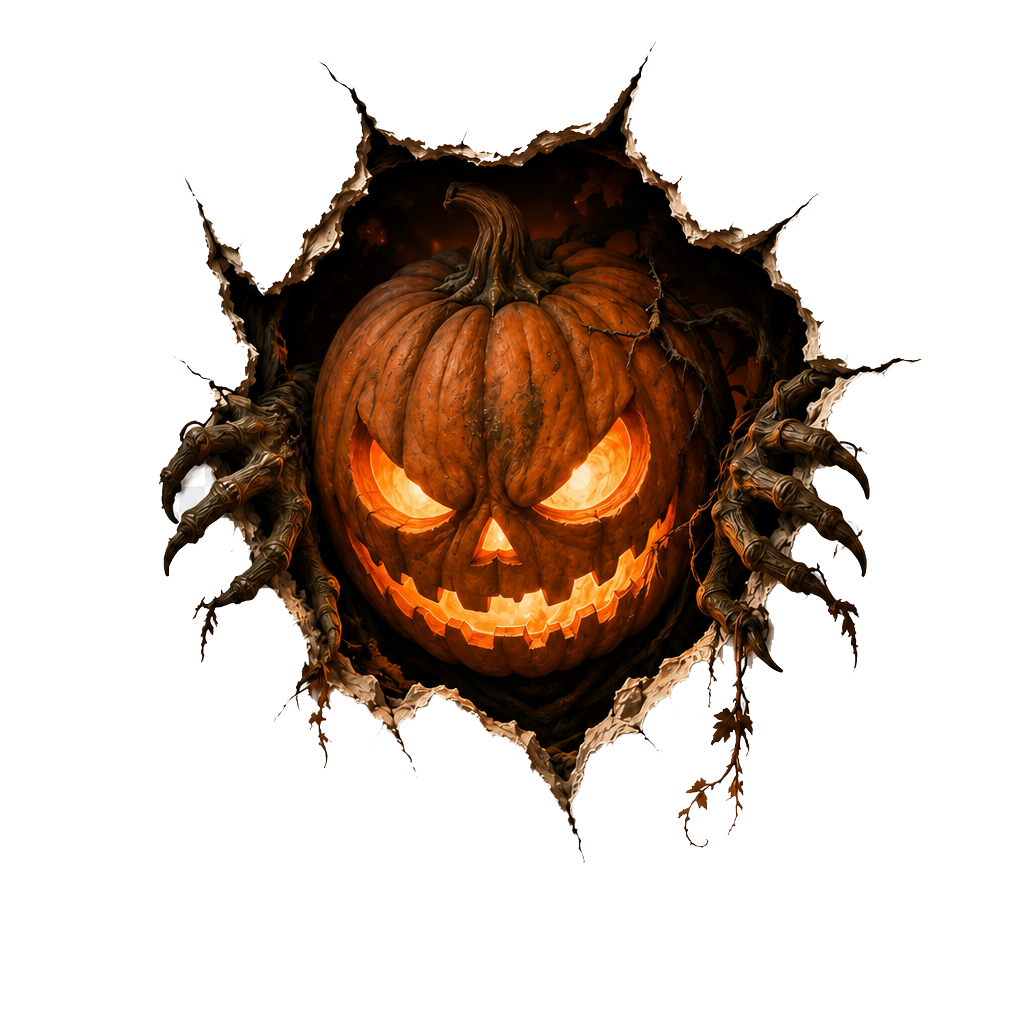 Graddi™ Halloween Break-In Wall Decal