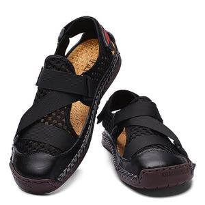 SURSELL Men's Casual Beach Breathable Plus Size Sandals