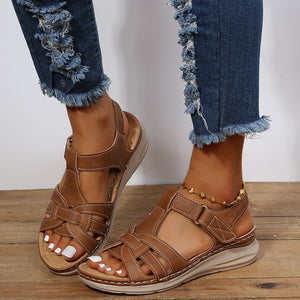 Ladies Summer Wedge Comfortable Casual Sandals