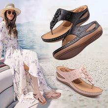 Load image into Gallery viewer, Women&#39;s summer non-slip casual wedge slippers
