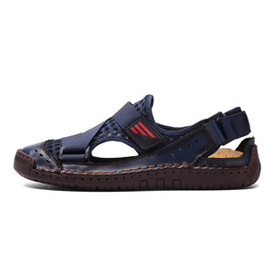 SURSELL Men's Casual Beach Breathable Plus Size Sandals