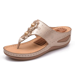 Women's summer non-slip casual wedge slippers