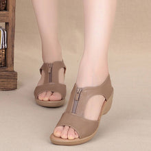 Load image into Gallery viewer, Women&#39;s Comfortable Soft Sole Wedge Casual Hollow Sandals

