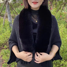 Cargar imagen en el visor de la galería, women&#39;s solid color long scarf autumn and winter warm thickened wool shawl
