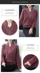 women's autumn and winter double-sided fleece bottoming shirt