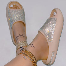 Cargar imagen en el visor de la galería, Women&#39;s Diamond Platform Slippers
