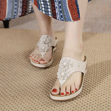 Cargar imagen en el visor de la galería, Women&#39;s summer non-slip casual wedge slippers
