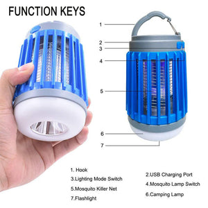 Solar Powered LED Outdoor Light and Mosquito Killer USB Charging_5