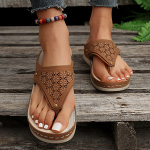 Women's Outdoor Casual Hollow Platform Sandals