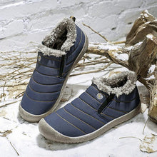 Cargar imagen en el visor de la galería, Large Size Waterproof Warm Cotton Snow Boots Lovers Shoes - RoseNova
