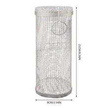 Cargar imagen en el visor de la galería, Barbecue stainless steel wire mesh cylinder
