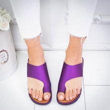 Cargar imagen en el visor de la galería, women&#39;s solid color toe sandals
