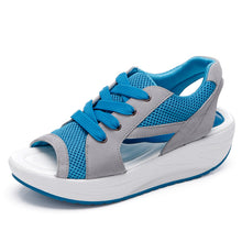 Cargar imagen en el visor de la galería, Women&#39;s Mesh Wedge Breathable Casual Sandals
