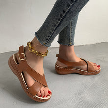 Cargar imagen en el visor de la galería, Solid Color Casual Women&#39;s Sandals
