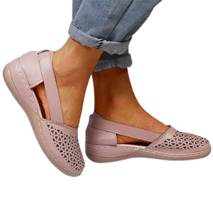 Women Wedges Orthopedic Hollow Out Vintage Sandals