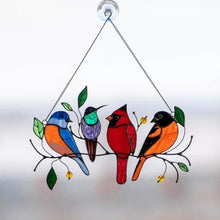 Cargar imagen en el visor de la galería, Birds Stained Window Hangings

