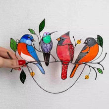 Cargar imagen en el visor de la galería, Birds Stained Window Hangings
