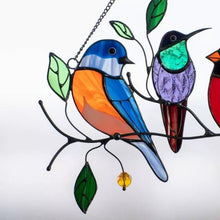 Cargar imagen en el visor de la galería, Birds Stained Window Hangings
