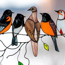 Cargar imagen en el visor de la galería, Birds Stained Window Hangings
